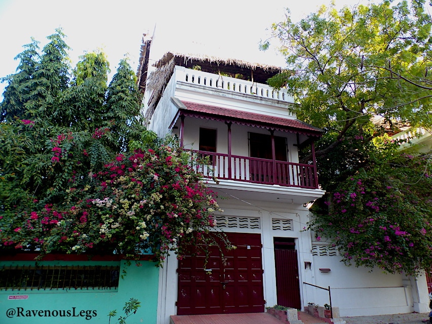 The French Quarter in Pondicherry - a portion of France in India